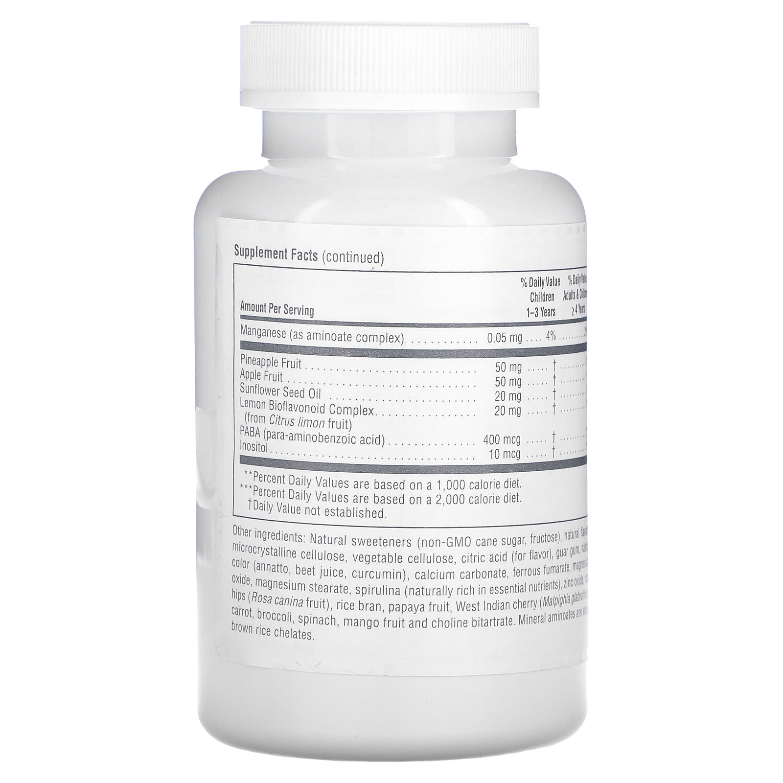Nature's Plus, Ap Orange, 180 Chewables UPC 097467299757 | Hilife Vitamins