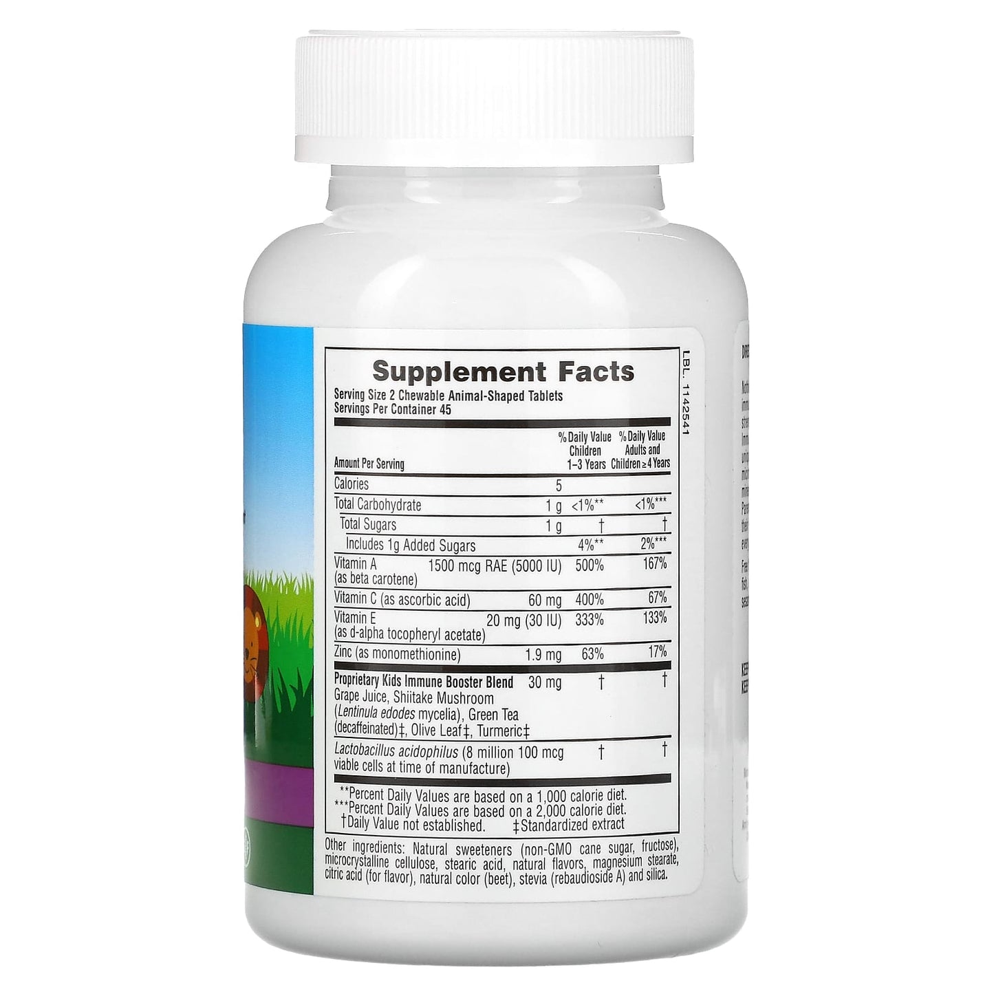Nature's Plus, Animal Parade, Kids Immune Booster,  Tropical Berr, 90 Chewables UPC 097467299788 | Hilife Vitamins