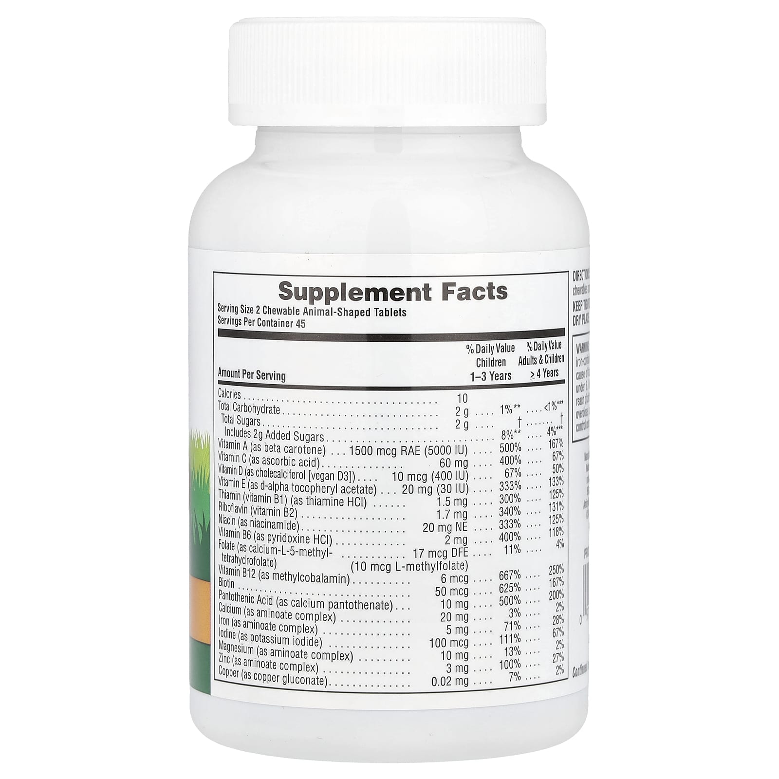 Nature's Plus, Source of Life, Animal Parade, Children's Chewable Multi-Vitamin & Mineral Supplement, Assorted, 90 Animal-Sha
