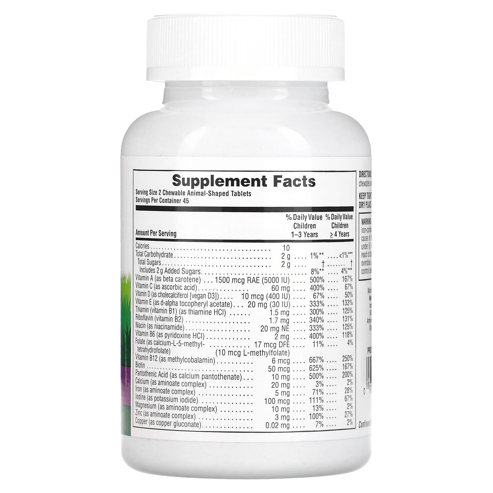 Nature's Plus, Ap Grape, 90 Chewables UPC 097467299849 | Hilife Vitamins