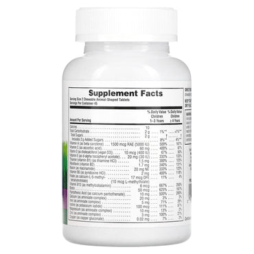 Nature's Plus, Ap Grape, 90 Chewables UPC 097467299849 | Hilife Vitamins