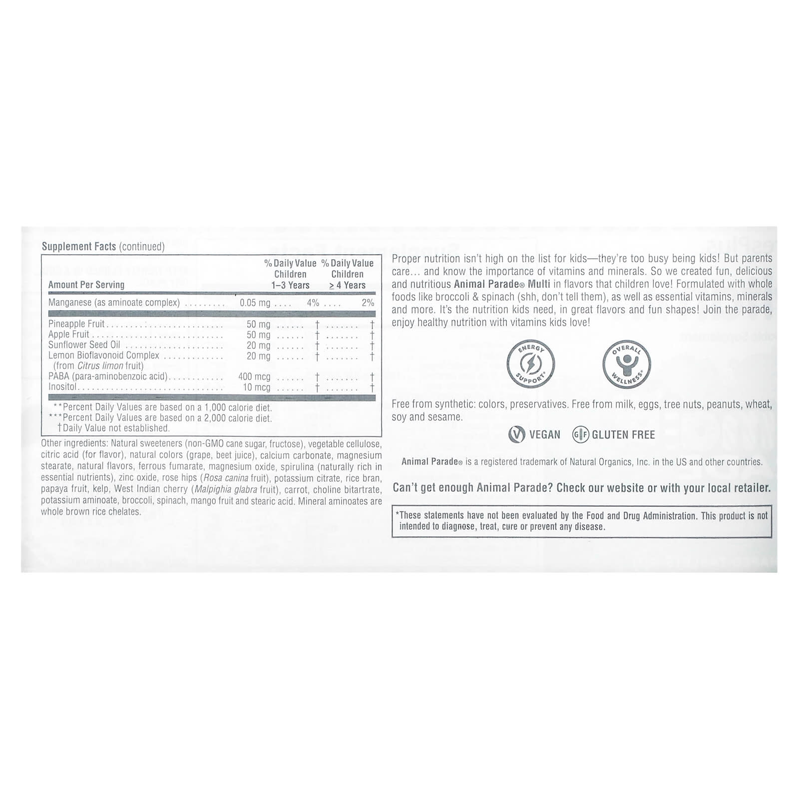 Nature's Plus, Ap Grape, 90 Chewables UPC 097467299849 | Hilife Vitamins