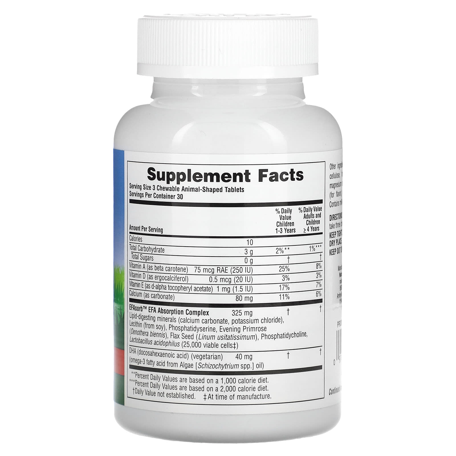 Nature's Plus, Ap Dha, 90 Chewables UPC 097467299993 | Hilife Vitamins