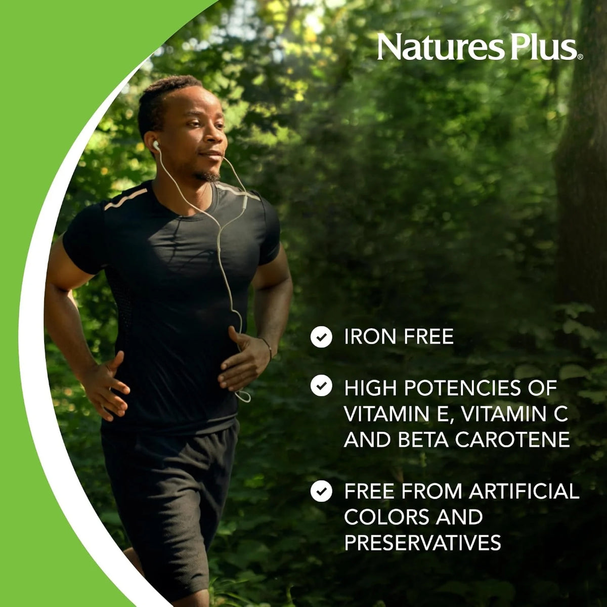 Nature's Plus, Ultra One Daily, Iron Free, Multivitamin & Mineral, 60 Vegetarian Capsules UPC 097467300811 | Hilife Vitamins