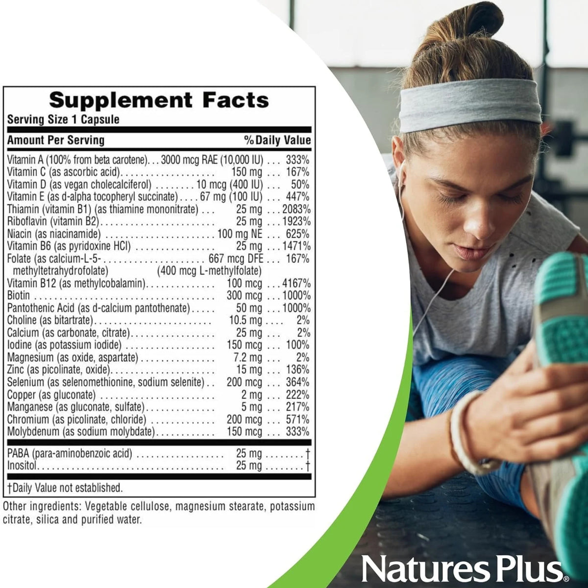Nature's Plus, Ultra One Daily, Iron Free, Multivitamin & Mineral, 90 Capsules UPC 097467300910 | Hilife Vitamins