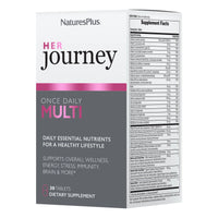 Nature’s Plus, Her Journey, Once Daily Multi, 30 Tablets UPC 097467303454 | HiLife Vitamins