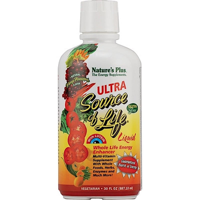 Nature's Plus, Ultra Source Of Life, 30 Oz UPC 097467305311 | Hilife Vitamins