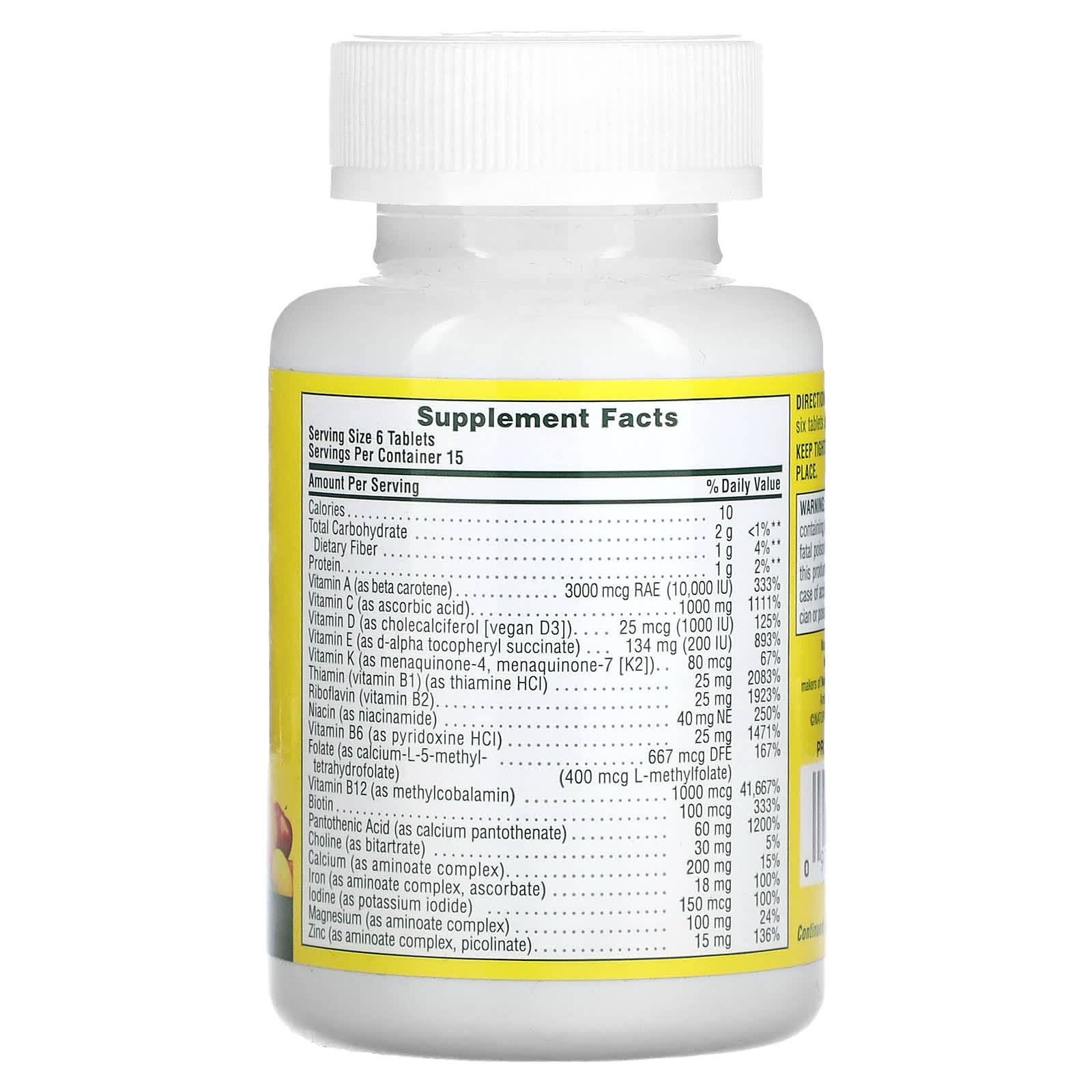 Nature's Plus, Source Of Life, Multi-Vitamin & Mineral Supplements, 90 Tablets UPC 097467305823 | Hilife Vitamins
