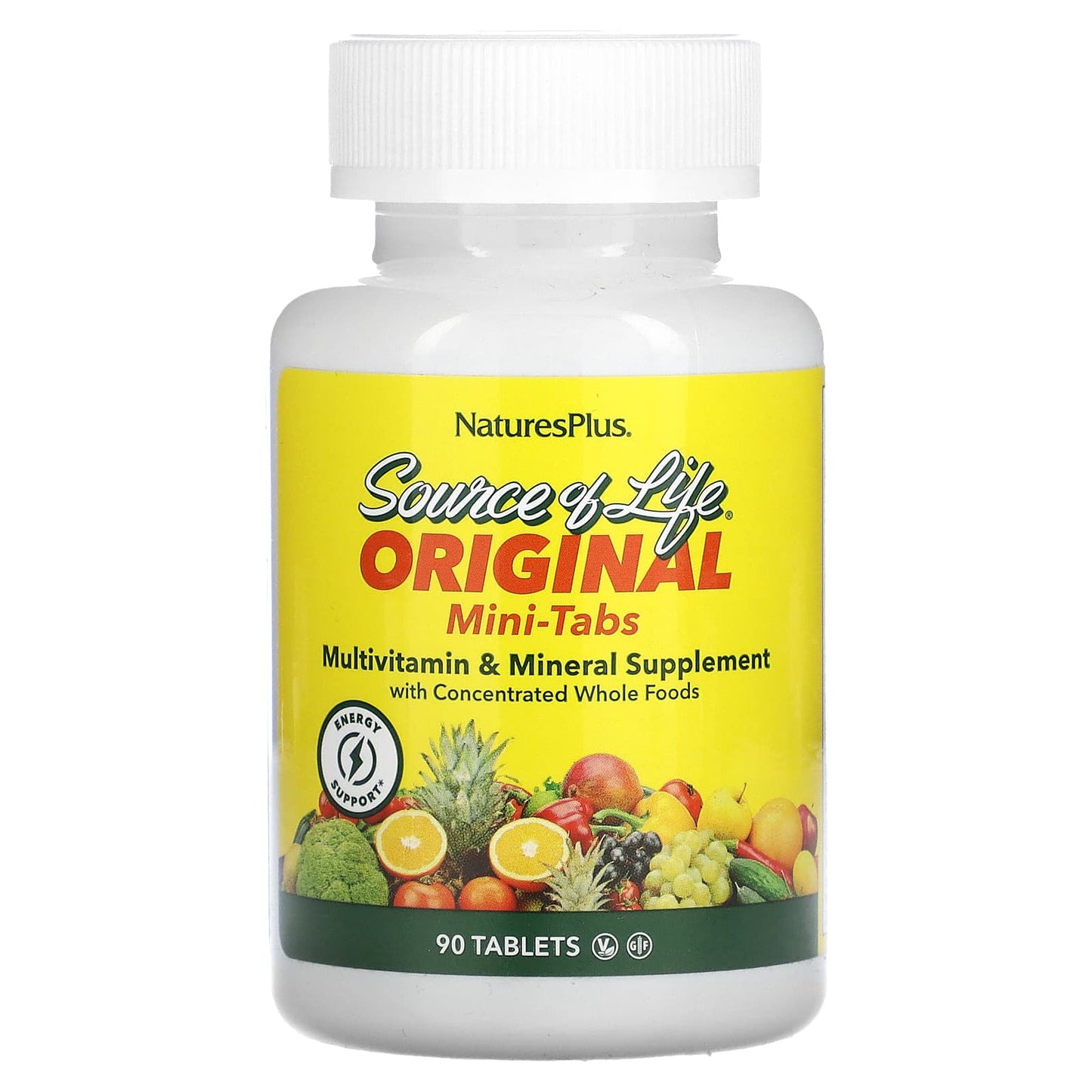 Nature's Plus, Source Of Life, Multi-Vitamin & Mineral Supplements, 90 Tablets UPC 097467305823 | Hilife Vitamins