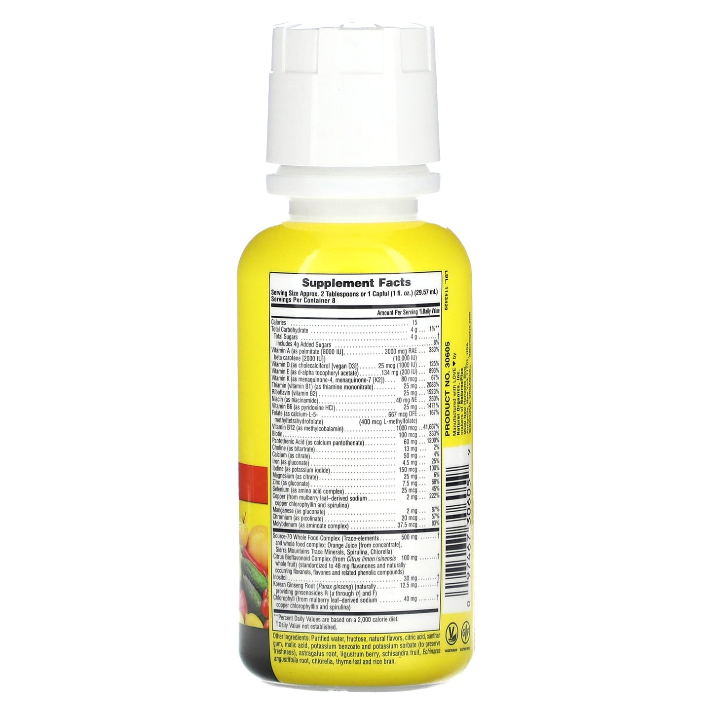 Nature’s Plus, Source Of Life, Multi-Vitamin & Mineral Supplements, 8 Oz Liquid UPC 097467306059 | Hilife Vitamins