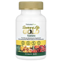 Nature's Plus, Source of Life Gold, The Ultimate Multi-Vitamin Su, 90 Tablets UPC 097467307117 | Hilife Vitamins