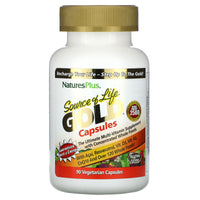 Nature's Plus, Source of Life, Gold Capsules, 90 Vegetarian Capsules UPC 097467307162 | Hilife Vitamins