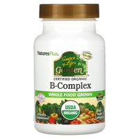 Nature's Plus, Source of Life Garden, Organic B-Complex, 60 Vegan Capsules UPC 097467307322 | Hilife Vitamins