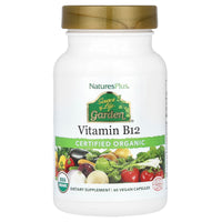 Nature's Plus, Source of Life Garden, Certified Organic Vitamin B, 60 Vegan Capsules UPC 097467307346 | Hilife Vitamins