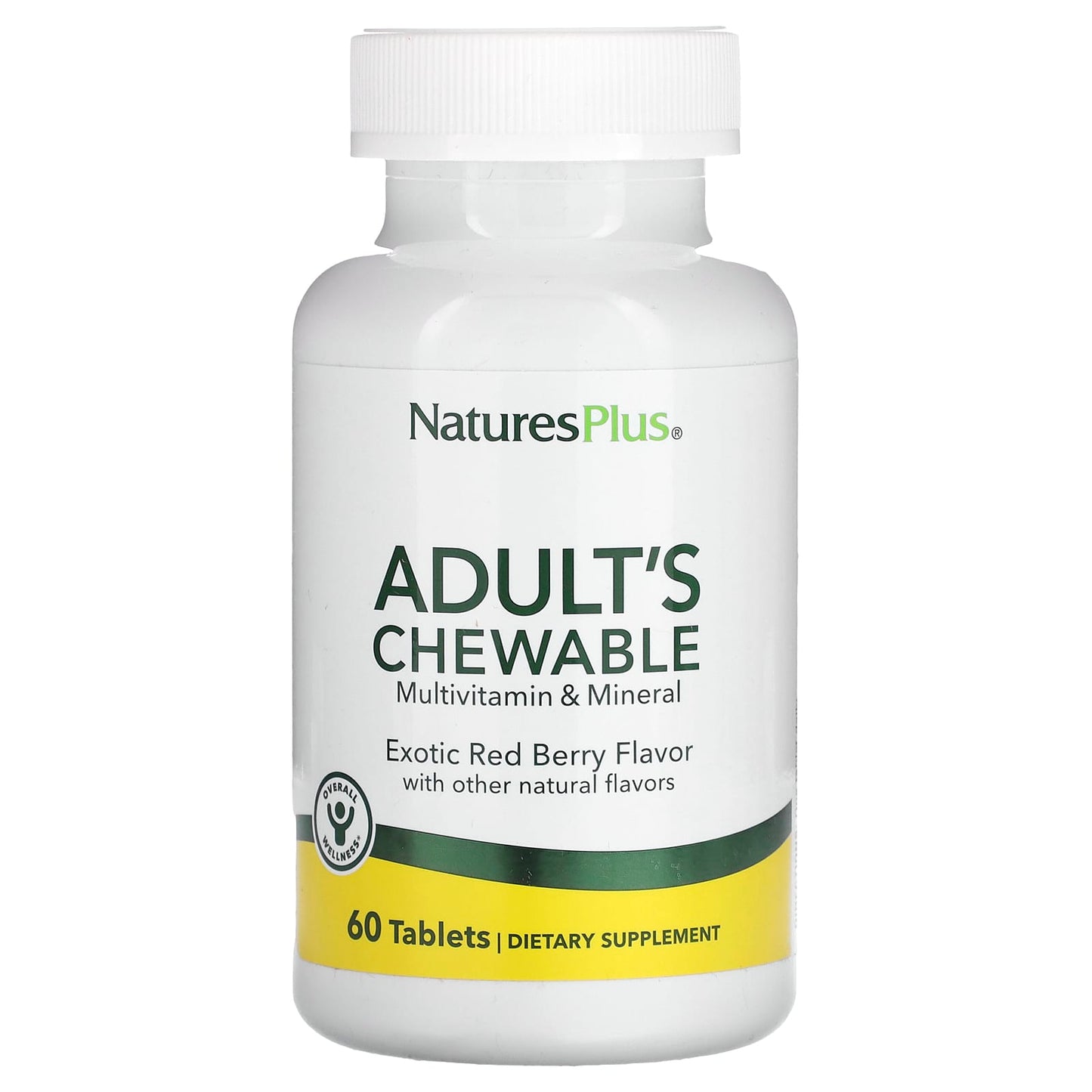 Nature's Plus, Adult  Multi Red, 60 Chewables UPC 097467308718 | Hilife Vitamins