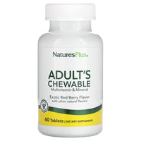 Nature's Plus, Adult  Multi Red, 60 Chewables UPC 097467308718 | Hilife Vitamins