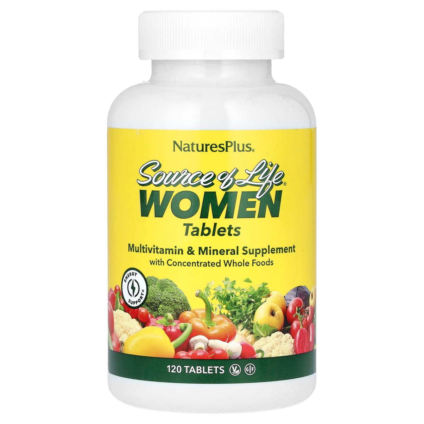 Nature's Plus, Source of Life, Women, Multi-Vitamin and Mineral S, 120 Tablets UPC 097467309500 | Hilife Vitamins