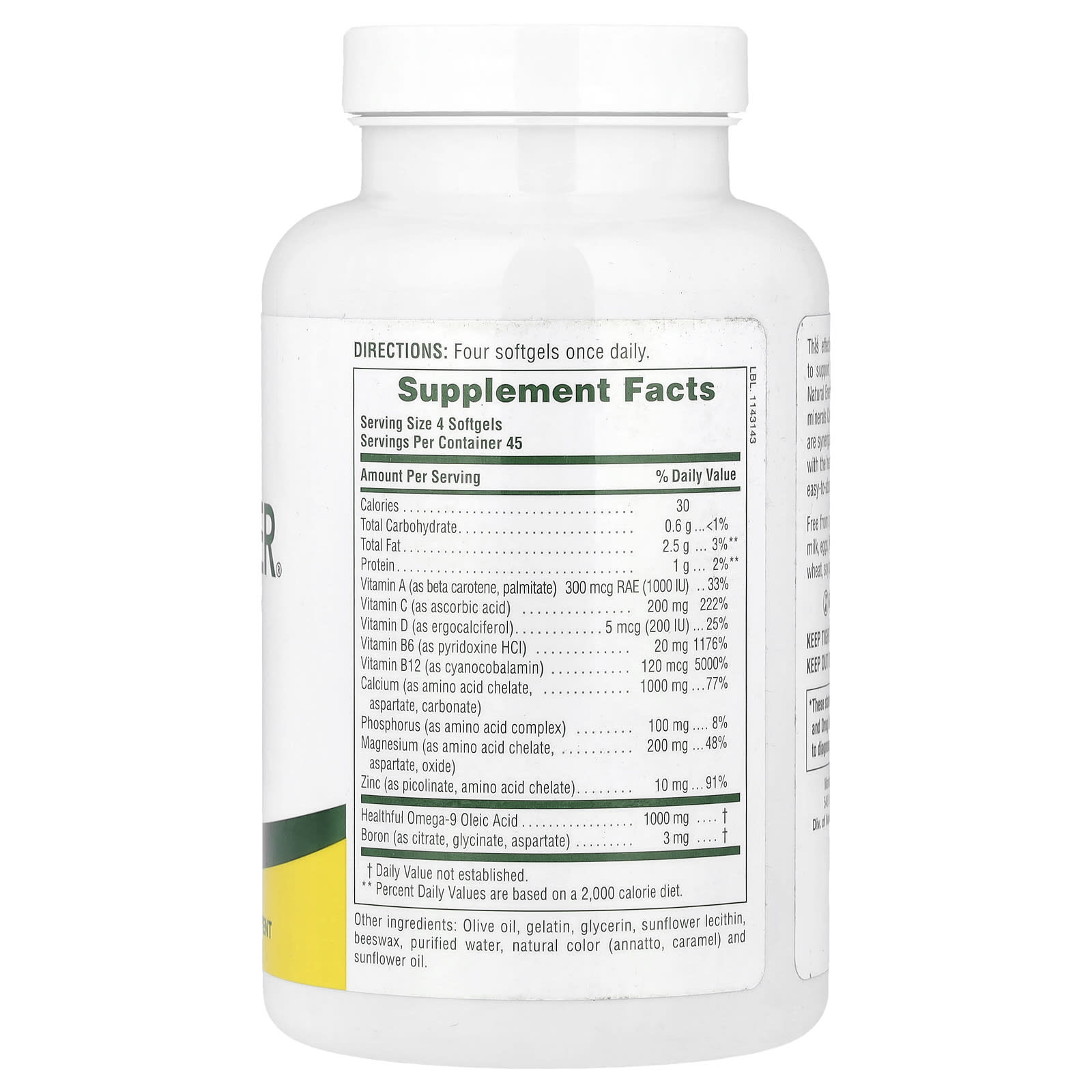 Nature’s Plus, Bone Power®, 180 Softgels UPC 097467334106 | HiLife Vitamins