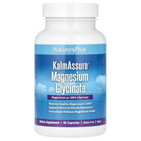 Nature's Plus, KalmAssure, Magnesium Glycinate, 90 Capsules UPC 097467336094 | Hilife Vitamins