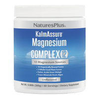 Nature’s Plus, KalmAssure Magnesium Complex 12, 0.66lb (300g) UPC 097467336179 | HiLife Vitamins