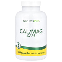 Nature's Plus, Cal/ Mag Caps, 180 Vegetarian Capsules UPC 097467336438 | Hilife Vitamins