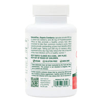 Nature's Plus, Organic Cranberry 500 mg / 36 mg PACs, 60 Capsules UPC 097467395183 | Hilife Vitamins