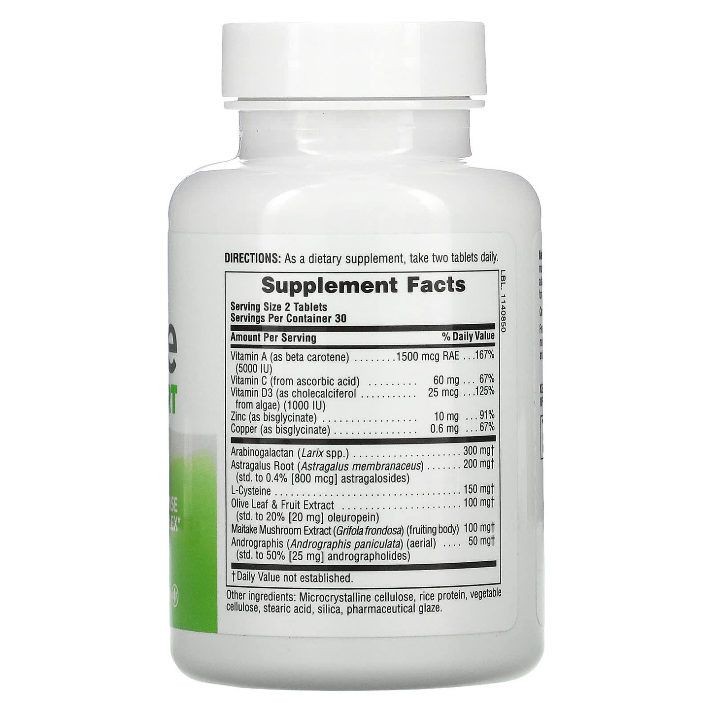 Nature's Plus, Immune Support, 60 Tablets UPC 097467410015 | Hilife Vitamins