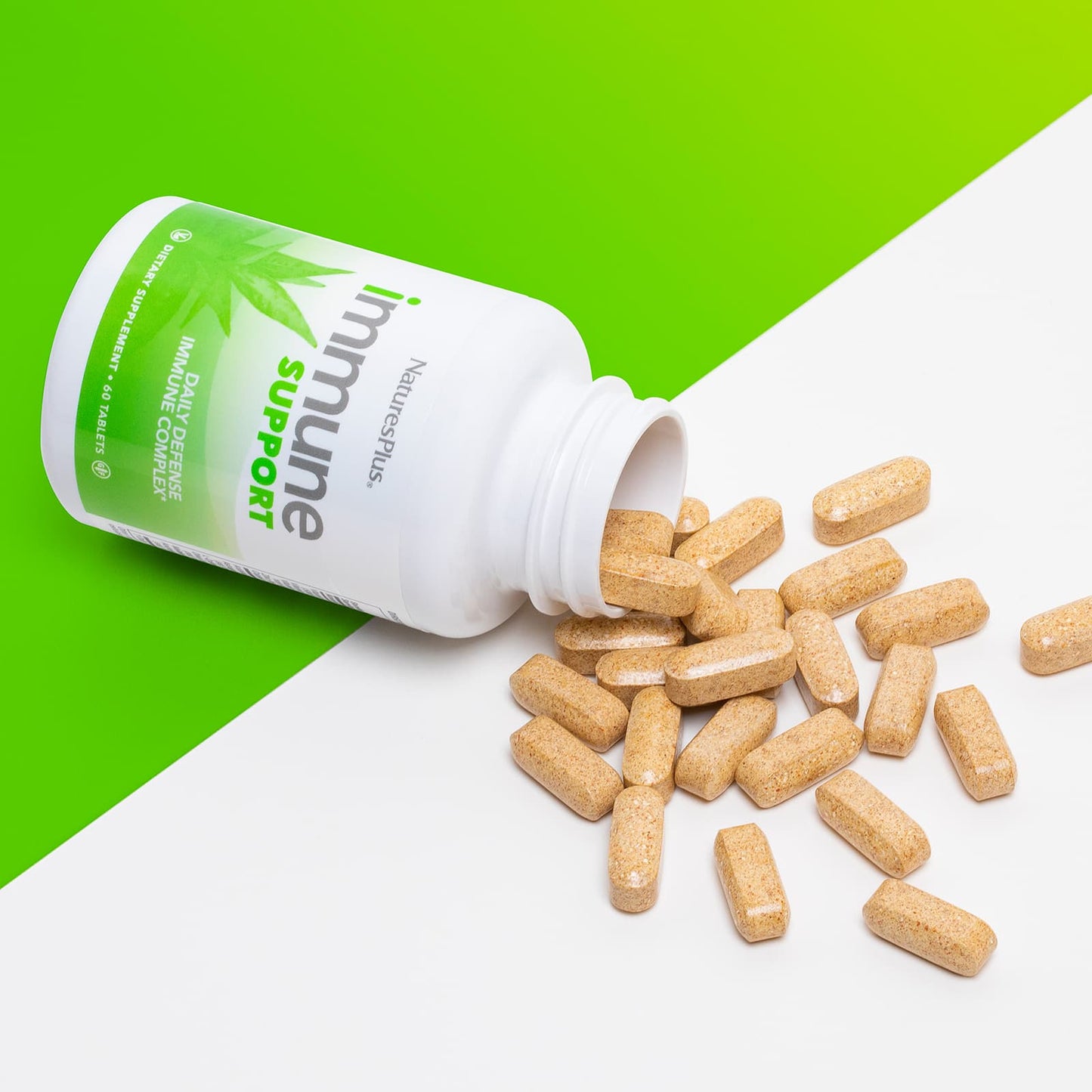 Nature's Plus, Immune Support, 60 Tablets UPC 097467410015 | Hilife Vitamins