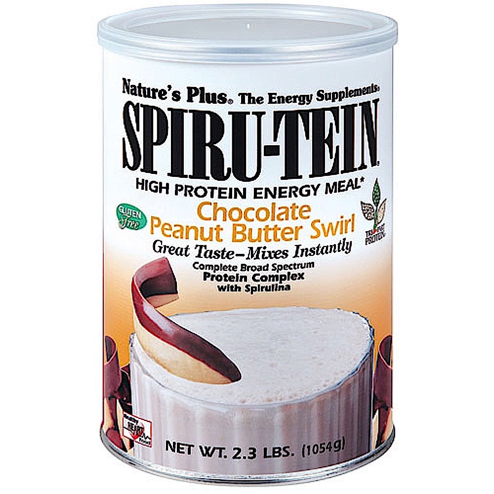 Nature's Plus, Spirutein Choco Peanut Butter Swirl, 2.3 Lbs UPC 097467458710 | Hilife Vitamins