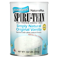 Nature's Plus, Spiru-Tein, High Protein Energy Meal, Unsweetened,, 1.63 Lbs UPC 097467458840 | Hilife Vitamins