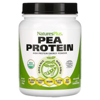 Nature's Plus, Organic Pea Protein Powder, 1.1 Lb UPC 097467459519 | Hilife Vitamins