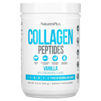 Nature's Plus, Collagen Peptides, Vanilla, 0.8 lb (364 g) UPC 097467459663 | Hilife Vitamins