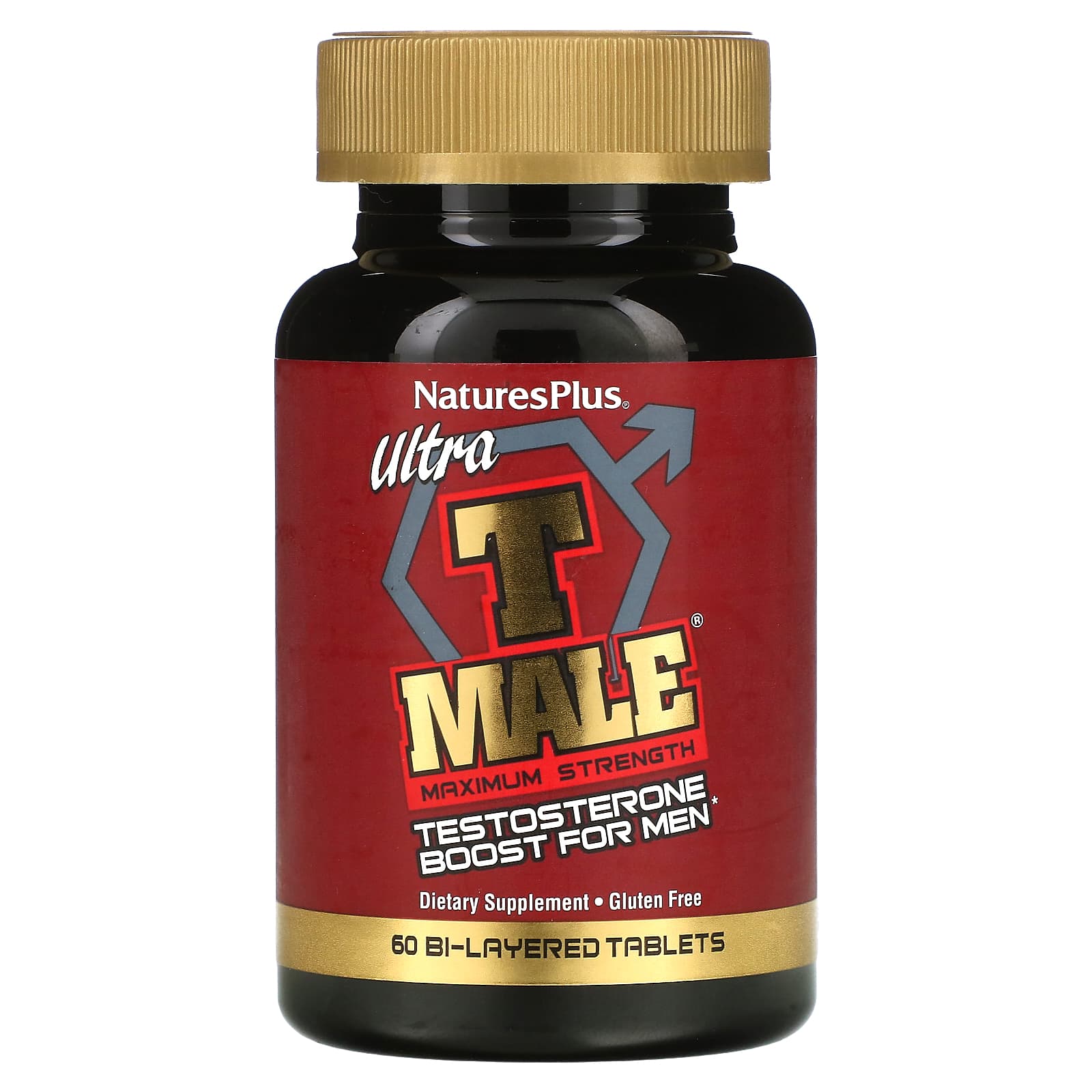 Nature's Plus, Ultra T-Male, Testosterone Boost for Men, Maximum, 60 Tablets UPC 097467487161 | Hilife Vitamins