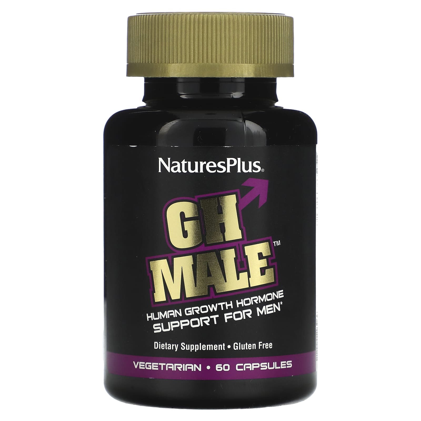 Nature's Plus, GH Male, Human Growth Hormone Support for Men, 60 Capsules UPC 097467487185 | Hilife Vitamins
