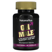 Nature's Plus, GH Male, Human Growth Hormone Support for Men, 60 Capsules UPC 097467487185 | Hilife Vitamins