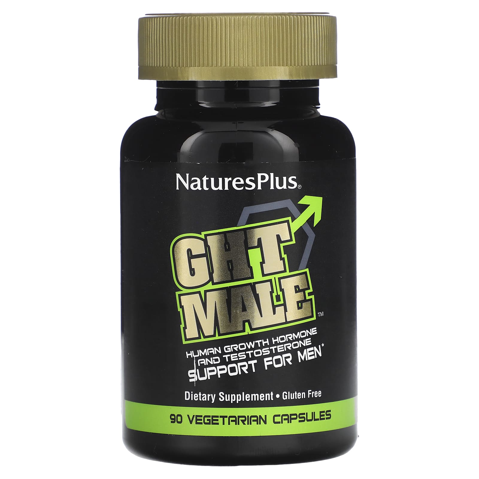 Nature's Plus, GHT Male, Human Growth Hormone And Testosterone Su, 90 Capsules UPC 097467487192 | Hilife Vitamins