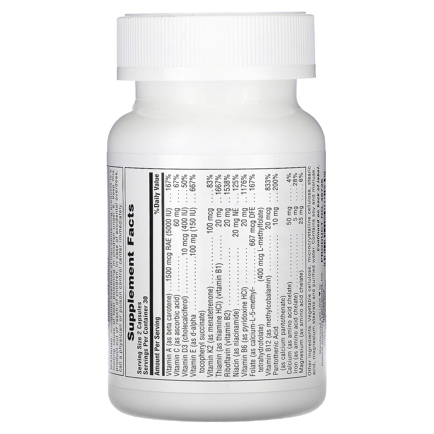 Nature's Plus, ProCreation, Male Fertility Support, 60 Vegetarian Capsules UPC 097467487260 | Hilife Vitamins