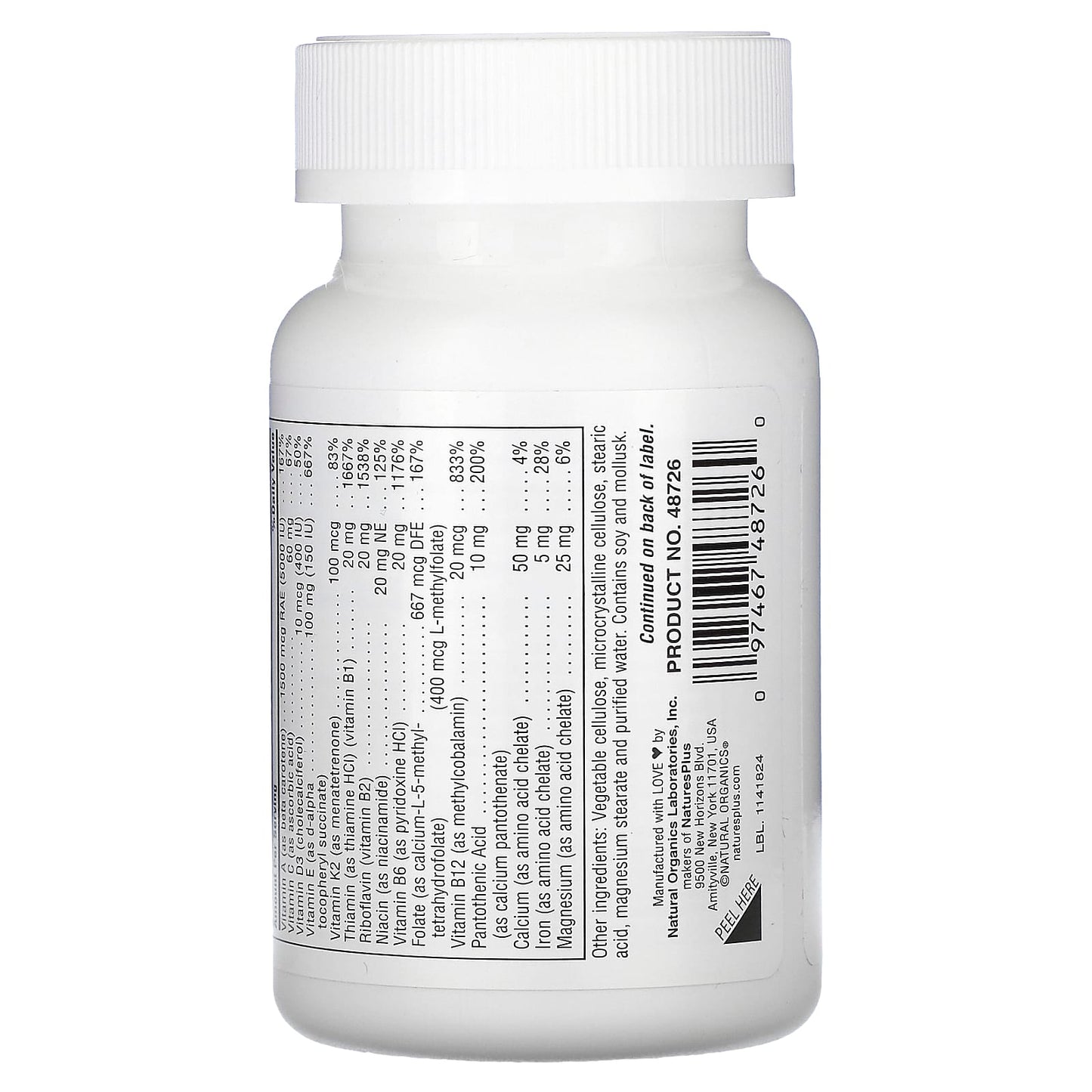 Nature's Plus, ProCreation, Male Fertility Support, 60 Vegetarian Capsules UPC 097467487260 | Hilife Vitamins