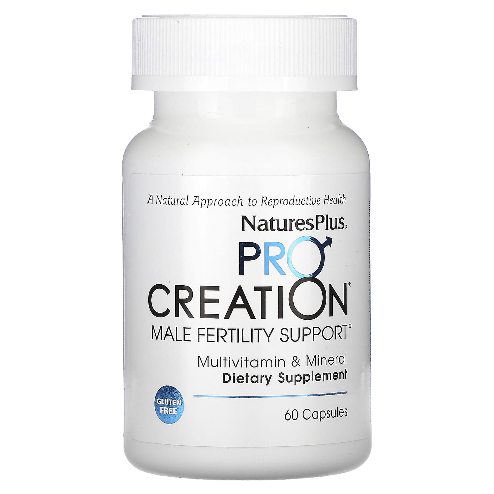 Nature's Plus, ProCreation, Male Fertility Support, 60 Vegetarian Capsules UPC 097467487260 | Hilife Vitamins