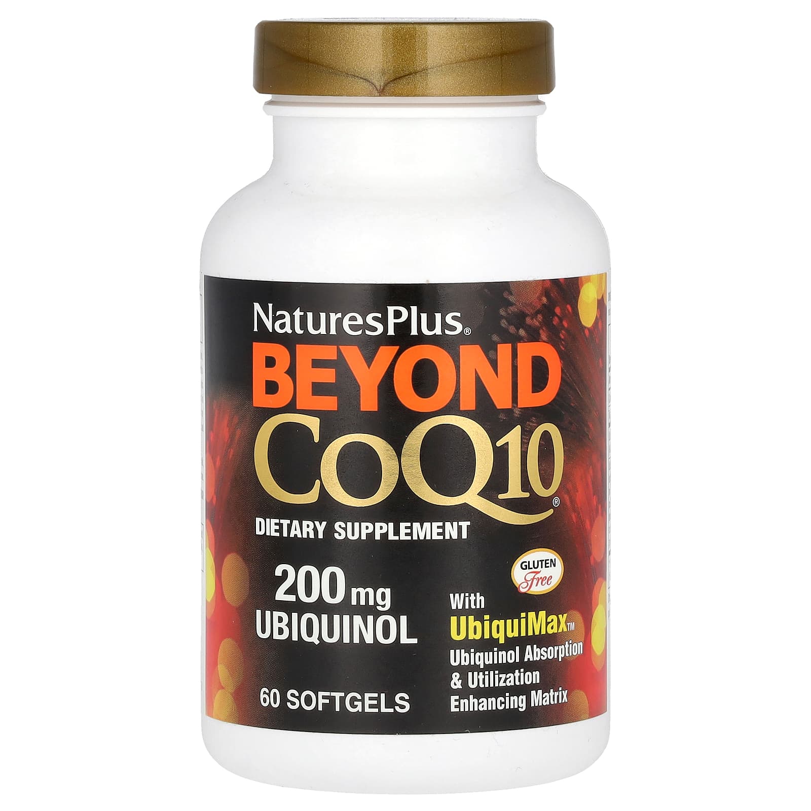 Nature's Plus, Beyond, CoQ10, Ubiquinol, 200 mg, 60 Softgels UPC 097467495678 | Hilife Vitamins