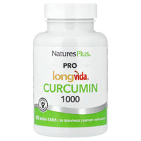 Nature's Plus, Pro Longvida®, Curcumin 1000, 60 Mini-Tabs UPC 097467496163 | Hilife Vitamins
