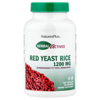 Nature's Plus, Herbal Actives, Red Yeast Rice, 120 Capsules UPC 097467724617 | Hilife Vitamins