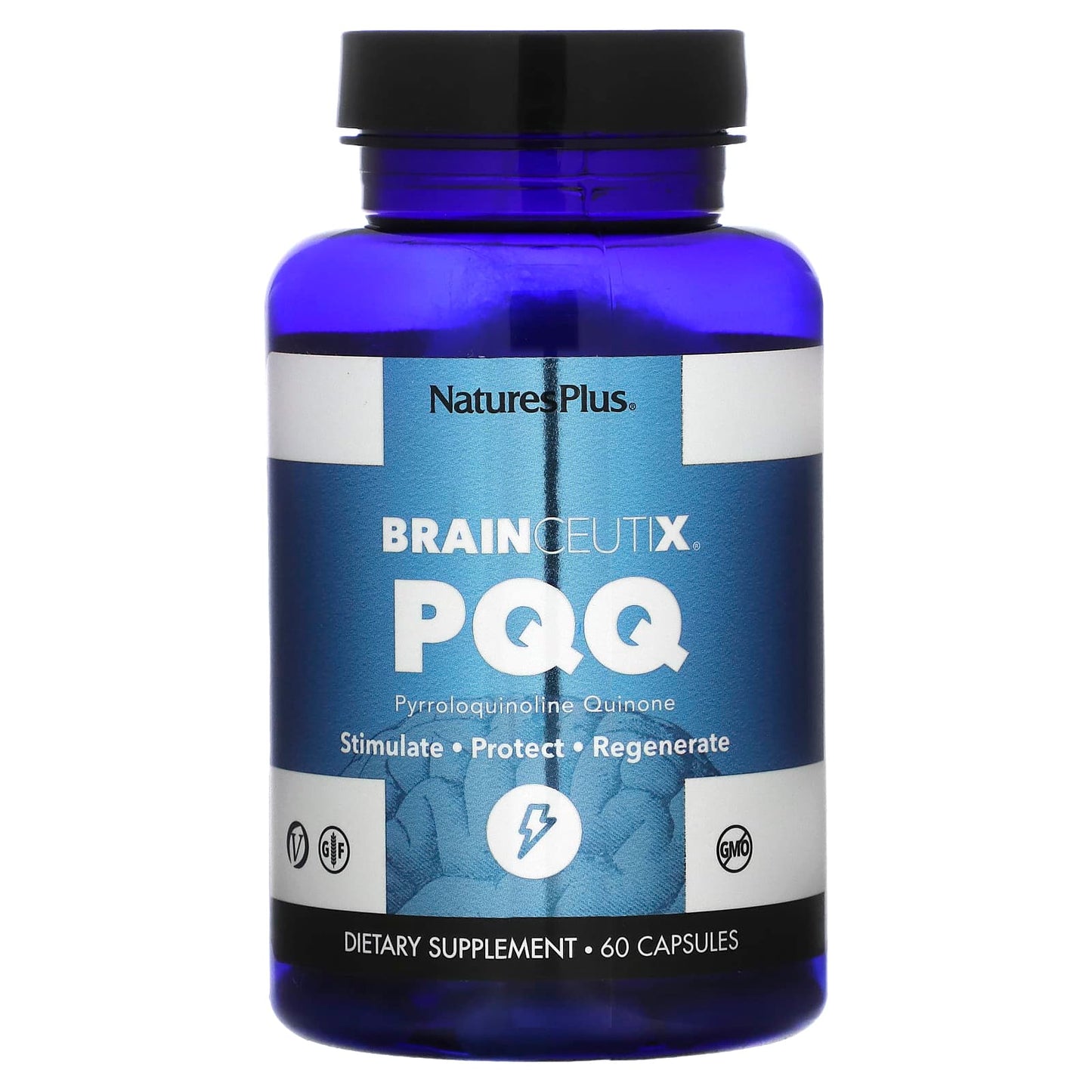 Nature's Plus, BrainCeutix PQQ, 60 Capsules UPC 097467810082 | Hilife Vitamins