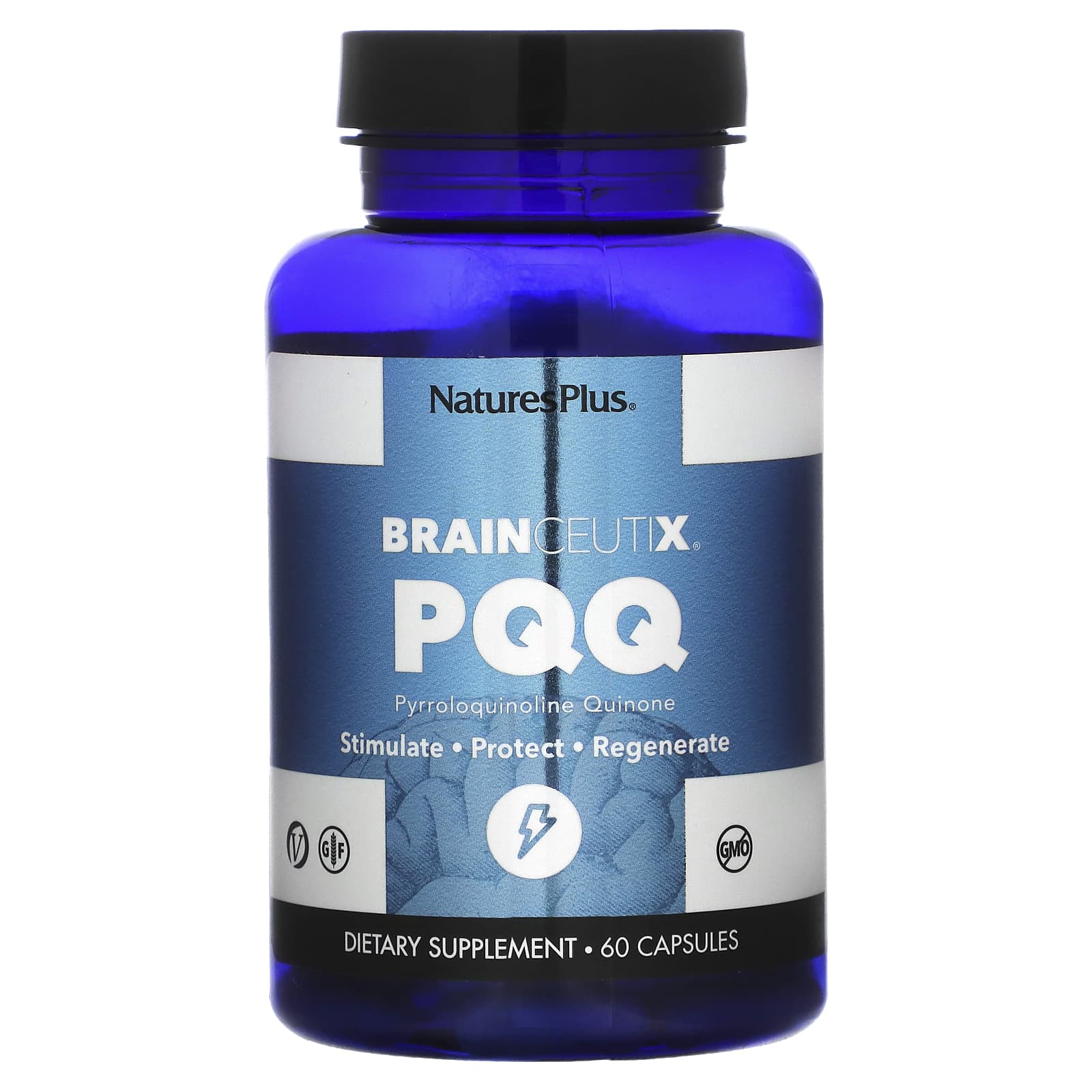Nature's Plus, BrainCeutix PQQ, 60 Capsules UPC 097467810082 | Hilife Vitamins