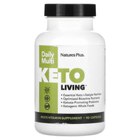 Nature's Plus, Keto Living, Daily Multi, 90 Capsules UPC 097467820029 | Hilife Vitamins