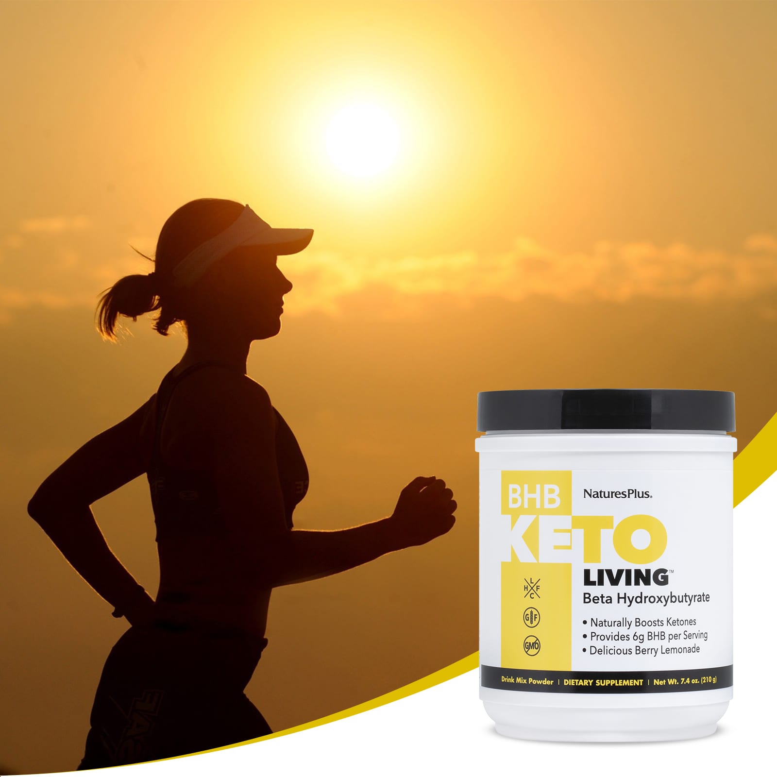 Nature's Plus, BHB Keto Living, Berry Lemonade, 7.41 Oz UPC 097467820173 | Hilife Vitamins