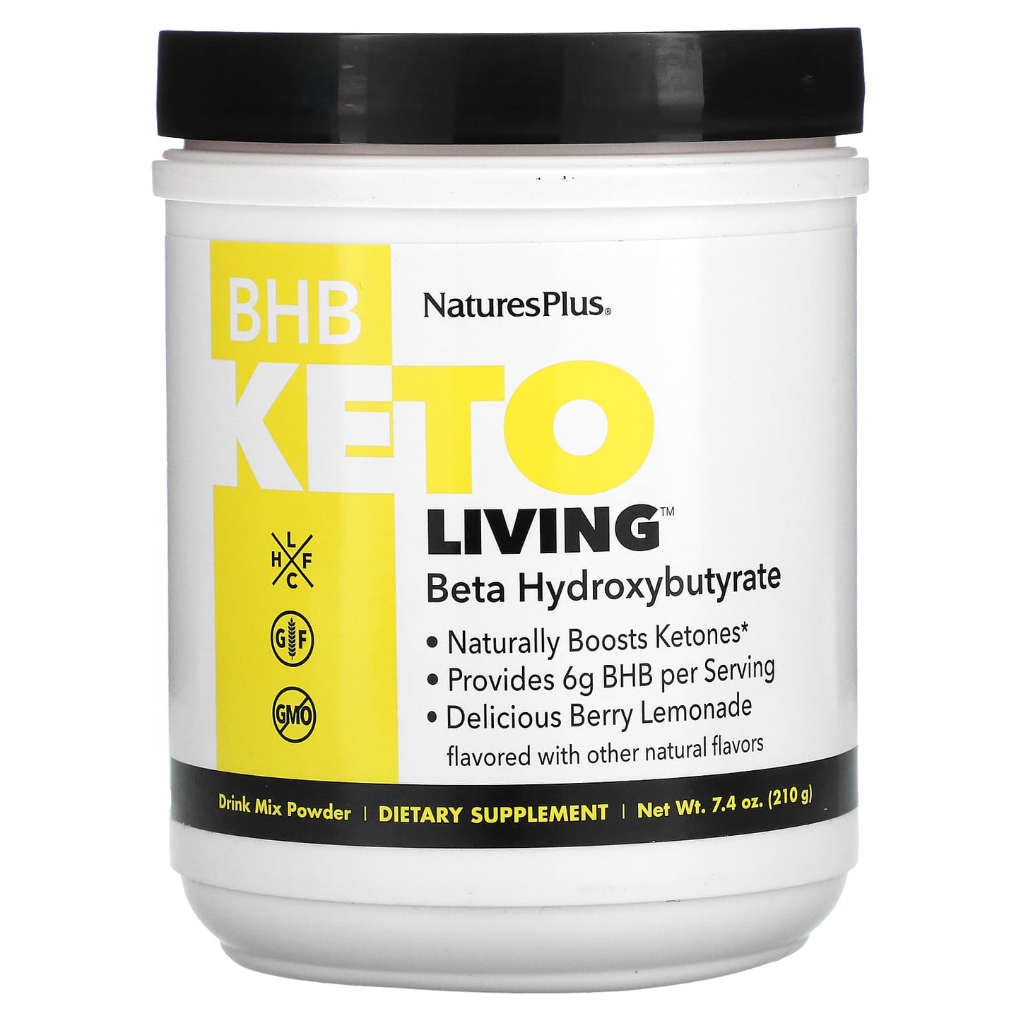 Nature's Plus, BHB Keto Living, Berry Lemonade, 7.41 Oz UPC 097467820173 | Hilife Vitamins