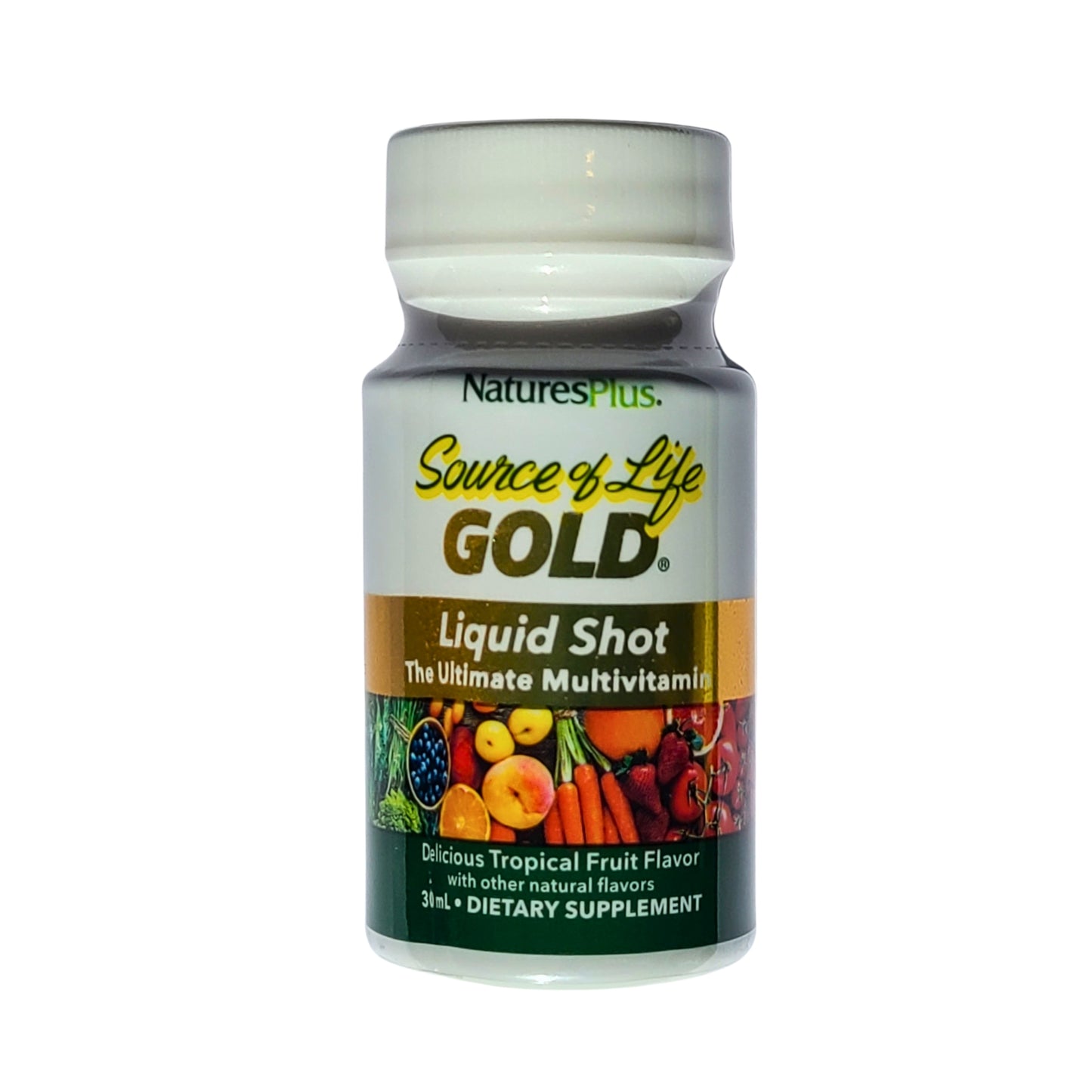 Nature's Plus, Source Of Life Gold, Liquid Shot, The Ultimate Multivitamin, 30 mL UPC 097467996632 | Hilife Vitamins