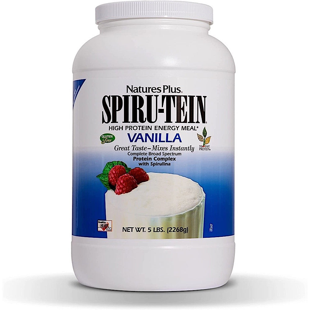 Nature's Plus, SPIRU-TEIN VANILLA, 5 Lbs UPC 097467999657 | Hilife Vitamins