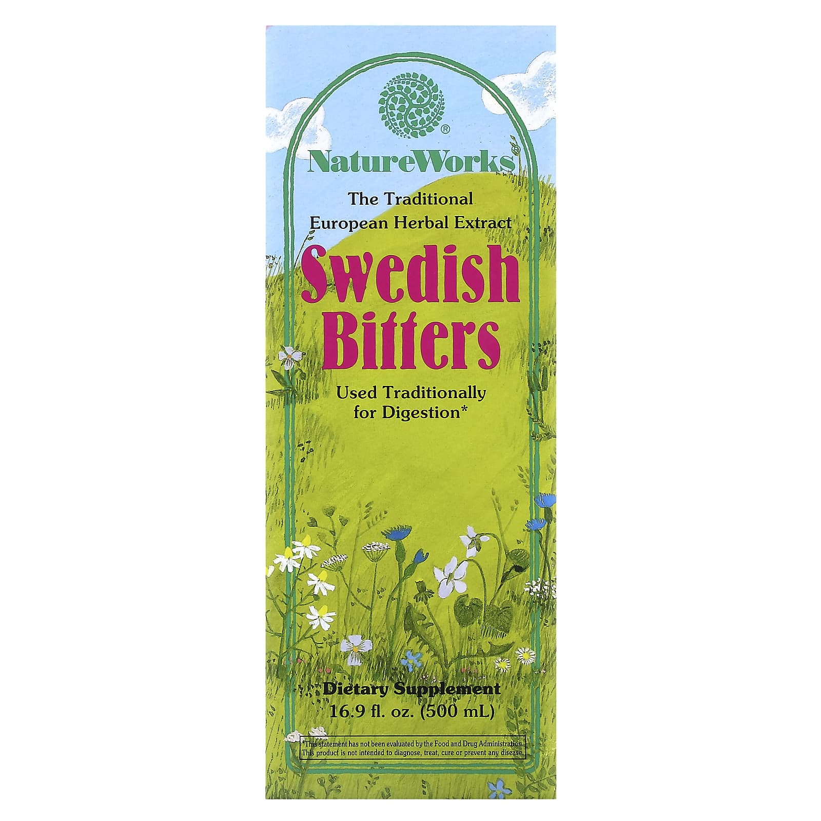 Nature’s Way, Swedish Bitters Liquid Extract, 16.9 Oz Liquid UPC 020065100040 | Hilife Vitamins